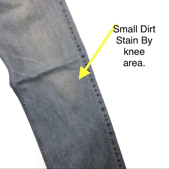 MJ126 Levi’s 505 Regular Fit Denim Jeans 38x30 - Picture 5 of 7